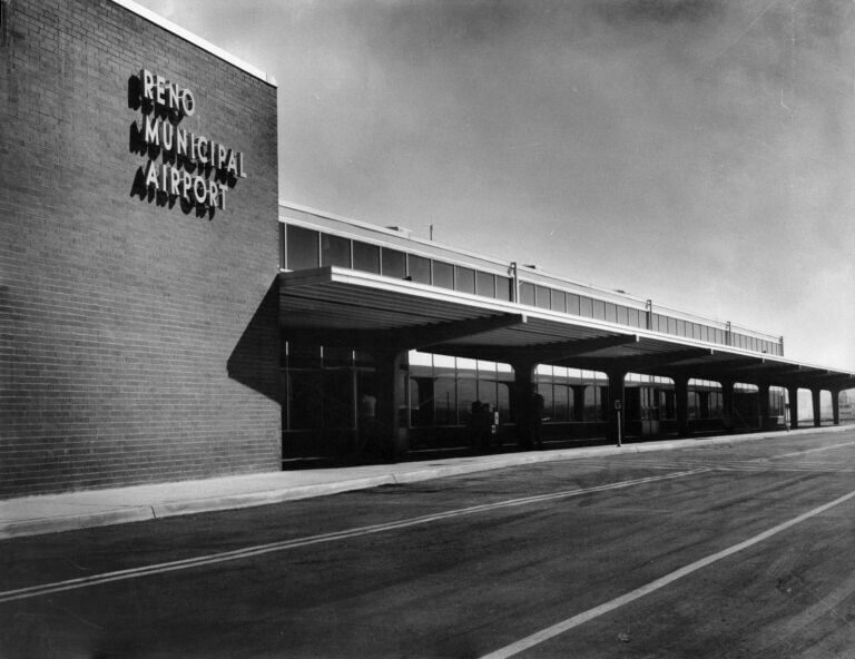 Historic photo of Reno Municipal Airport.