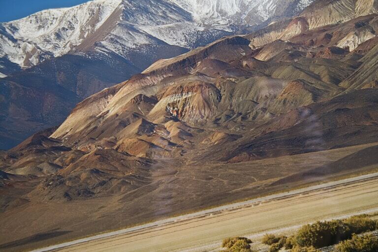 Photo of mountains from Wild Nevada Exhibit.